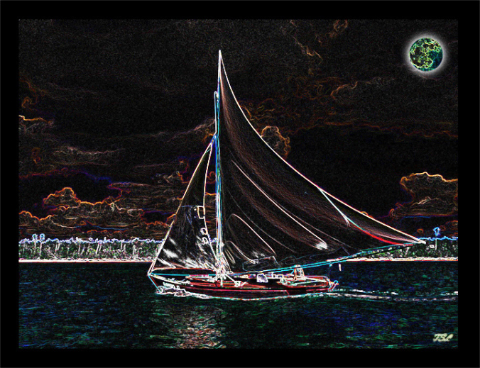 moonlit sailboatSMW2